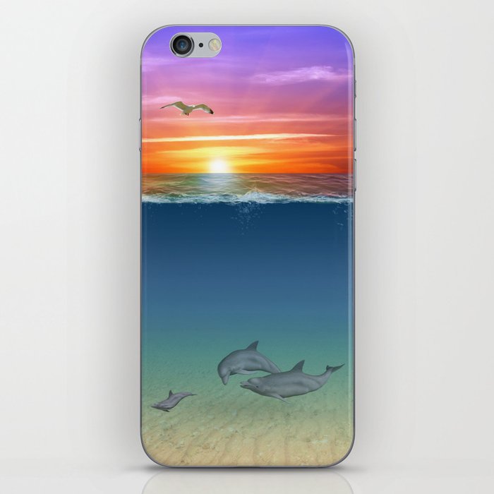 Proud Parents - Baby Dolphin iPhone Skin