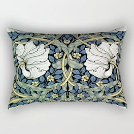 Pimpernel Blue by William Morris Rectangular Pillow