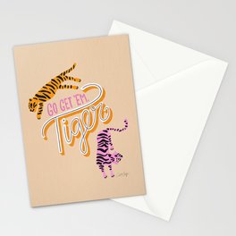 Go Get 'Em Tiger – Melon Stationery Card