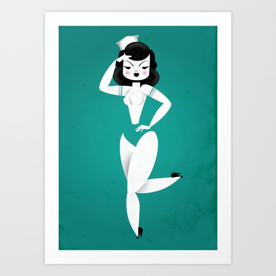 US NAVY Art Print