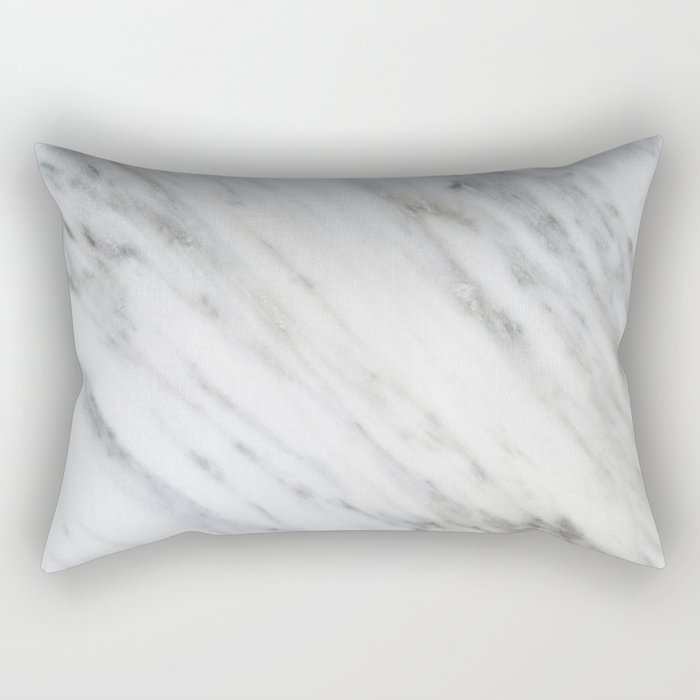 Carrara Italian Marble Rectangular Pillow