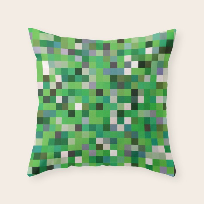 Pixel Painting Throw Pillow by Matt Borchert Society6