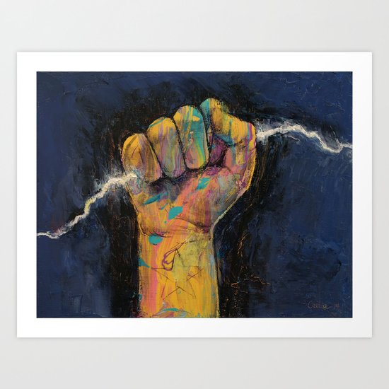 Lightning Art Print