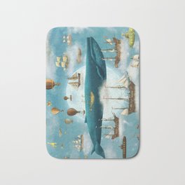 Ocean Meets Sky - Landscape print  Bath Mat