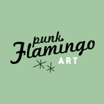 Punk Flamingo Art