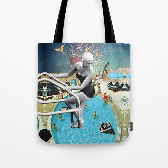 Happy Hippy Hippo Tote Bag