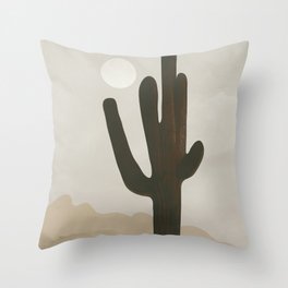 Desert Cactus Throw Pillow