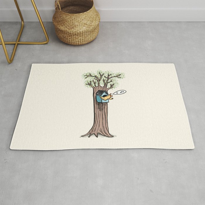 Rude Bird Rug