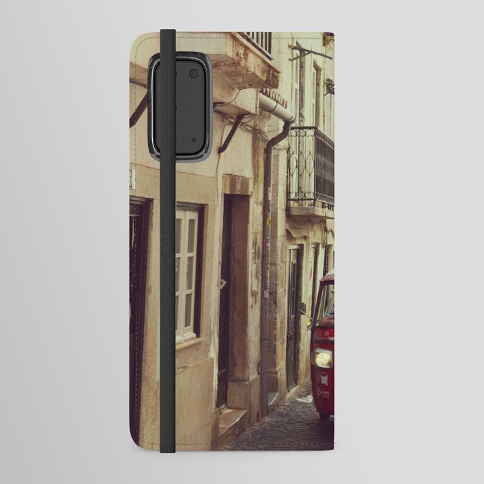 Street in Lisbon | Portugal Summer Holidays | Travel Photography Android Wallet Case