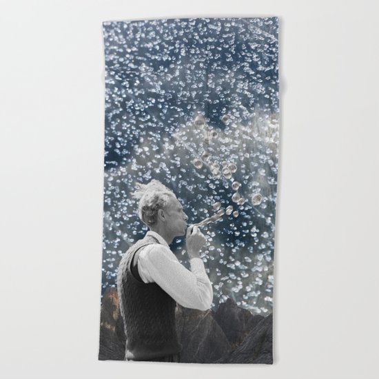 Bubbles Beach Towel