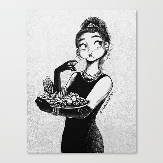 breakfast with Tiffany Canvas Print