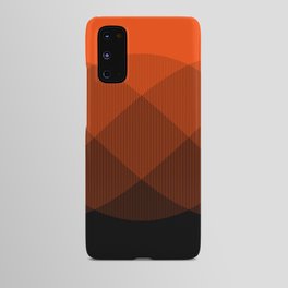 Orange to Black Ombre Signal Android Case