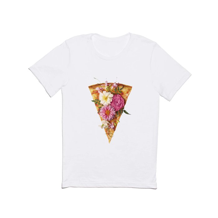 FLORAL PIZZA T Shirt