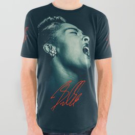 Billie / The great Billie Holiday All Over Graphic Tee