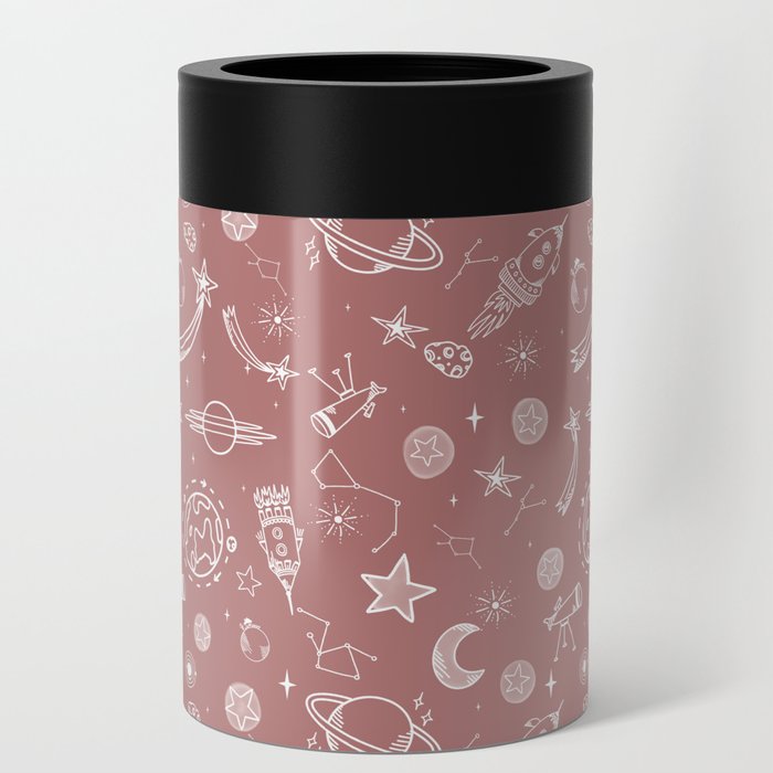 space voyage rose Can Cooler