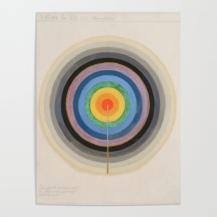 Hilma af Klint "Series VIII. Picture of the Starting Point (1920)" Poster