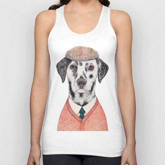 Dalmatian Unisex Tank Top