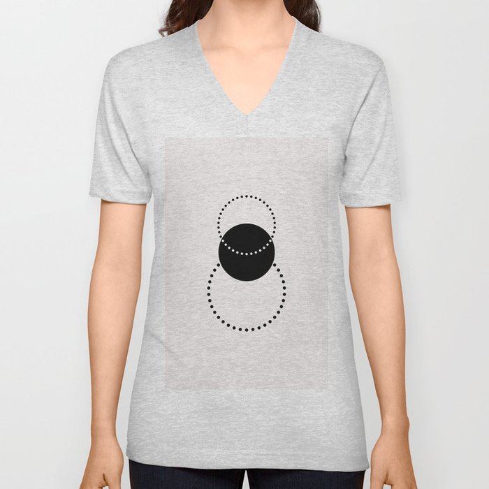 Geometric print - Shapes 001 V Neck T Shirt