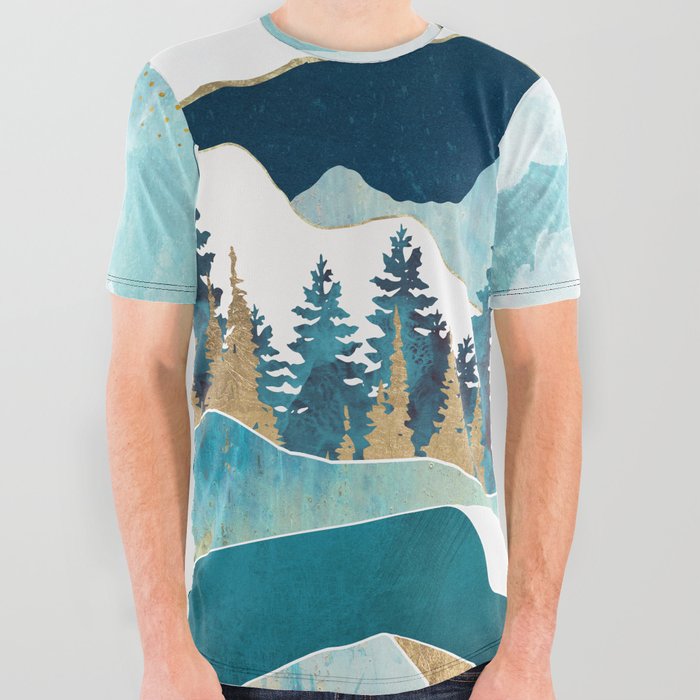 Summer Forest All Over Graphic Tee