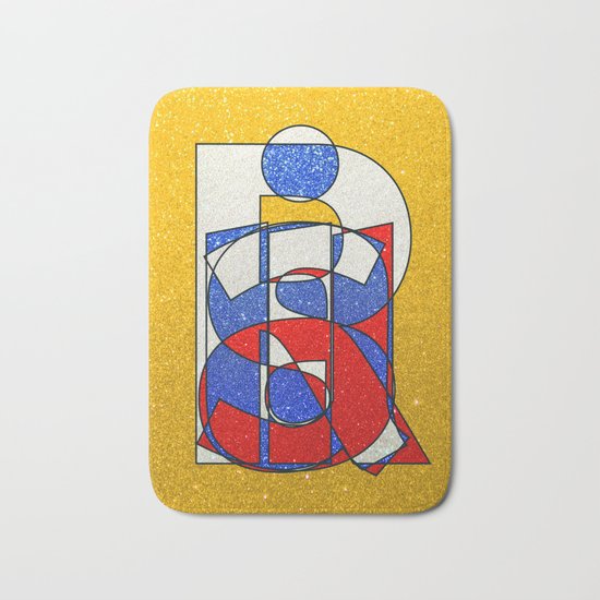 RUSSIA - Gold - Glitter Bath Mat