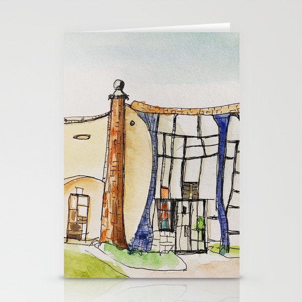 Hundertwasser Quixote Winery in Napa Stationery Cards