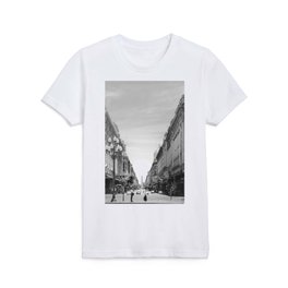 Obelisco Street Life Buenos Aires Argentina Black and White Kids T Shirt
