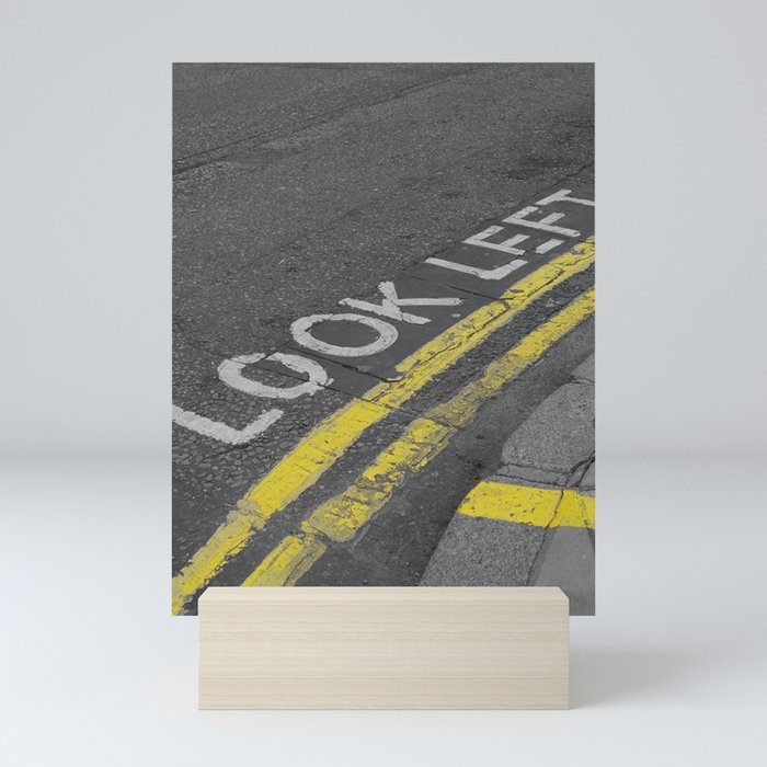 Look left Mini Art Print