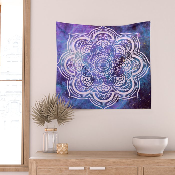 Blue and purple tapestry store