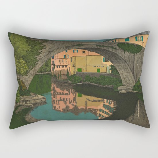 The River Rectangular Pillow