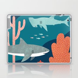 Silly Sharks Laptop & iPad Skin