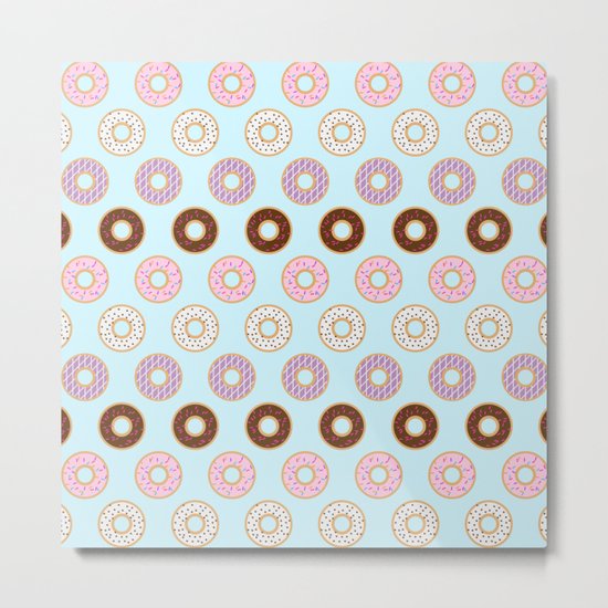 Doughnut Polka Metal Print