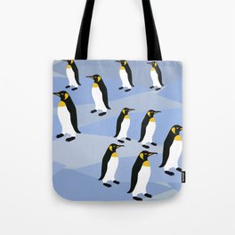 Emporior Penguins Of Antarctica, King Penguins Tote Bag