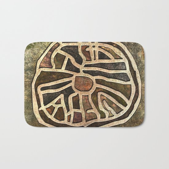 Ancestry / Map Bath Mat