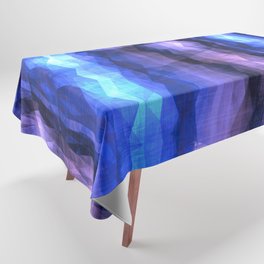 Lilac Very Peri Watercolor Abstract Tablecloth