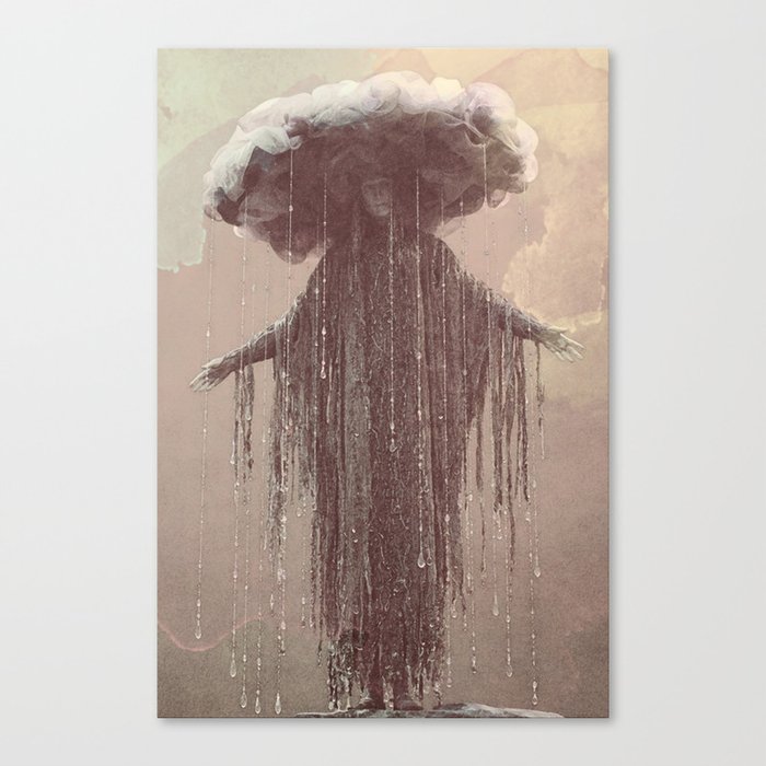 storm lady Canvas Print