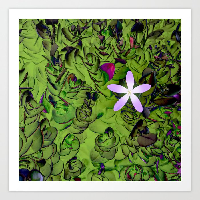 Floral Fantasy 4 Art Print