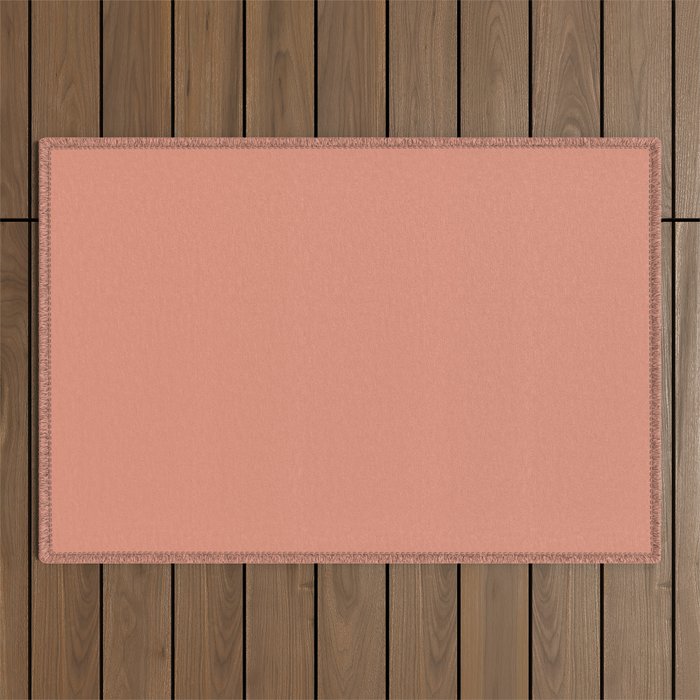 CANYON SUNSET  Light Soft Pastel solid color Outdoor Rug