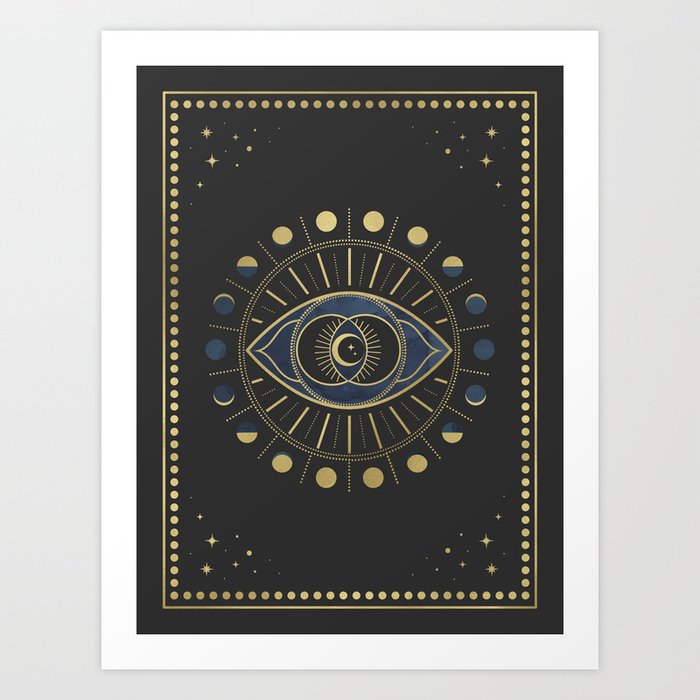 The Third Eye or The Sixth Chakra Art Print