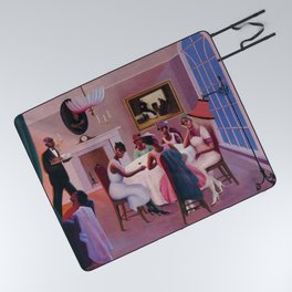1926 African American Masterpiece "Cocktails" by Archibald Motley Picnic Blanket