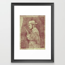 The Man with No Name Framed Art Print