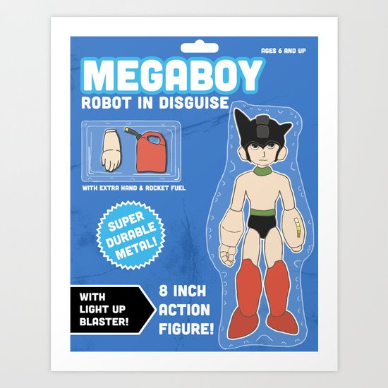 Megaboy: Robot in Disguise Art Print