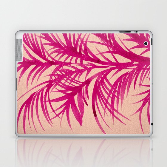 Pink Palms Laptop & iPad Skin