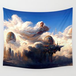 Heavenly City Wall Tapestry