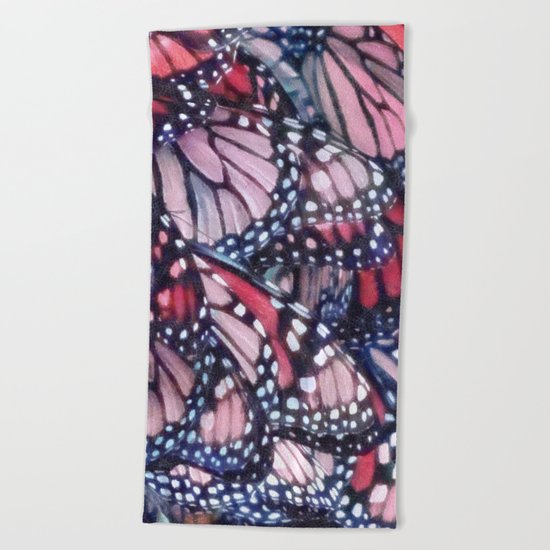Monarch Butterflies Beach Towel