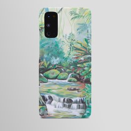 Australian Rainforest Jungle Painting Android Case