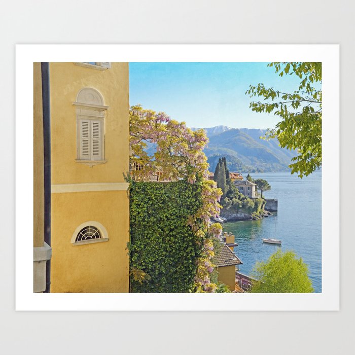 Varenna Vista, Lake Como Art Print