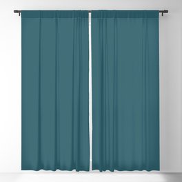 Fringed Tree Frog Teal Blackout Curtain