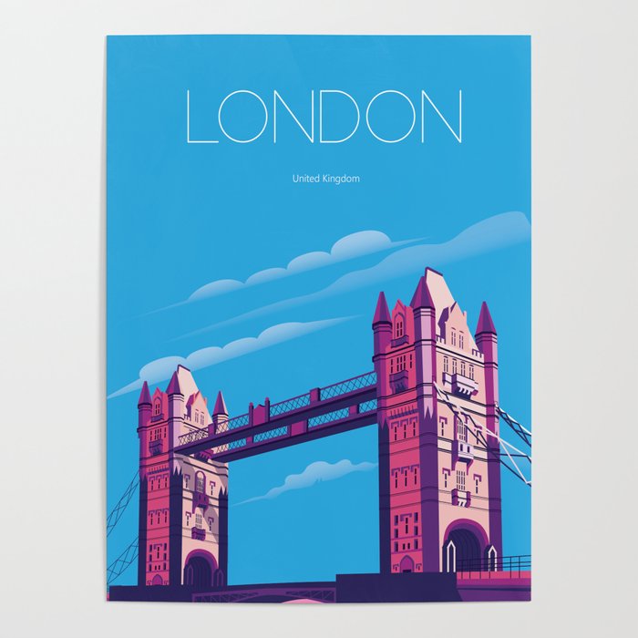 London travel poster Poster