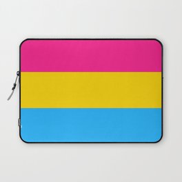 Pansexual flag colors  Laptop Sleeve