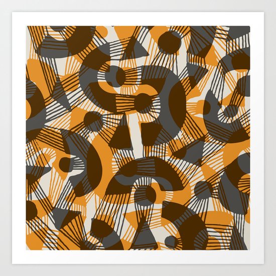 shapes Art Print